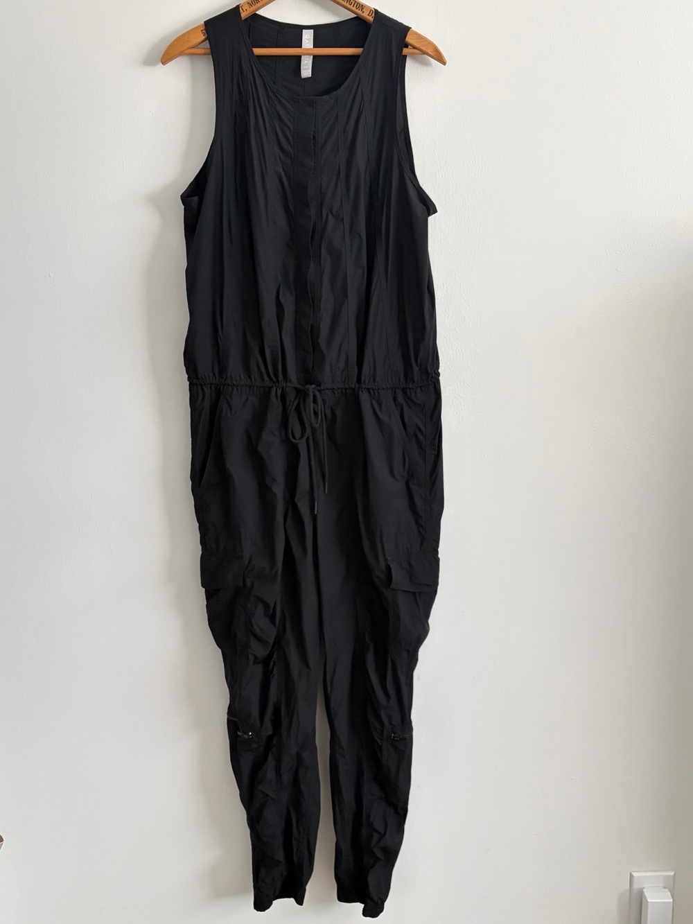 Athleta Black Sleeveless Jumpsuit